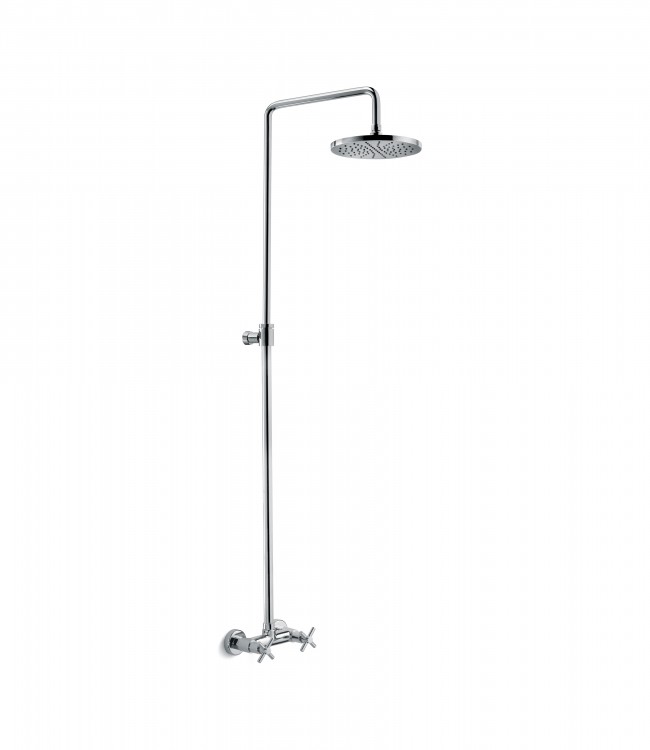 30537 / D Внешний смеситель для душа с трубкой, лейкой и дуплексным душем. Bongio T Cross 30537/D