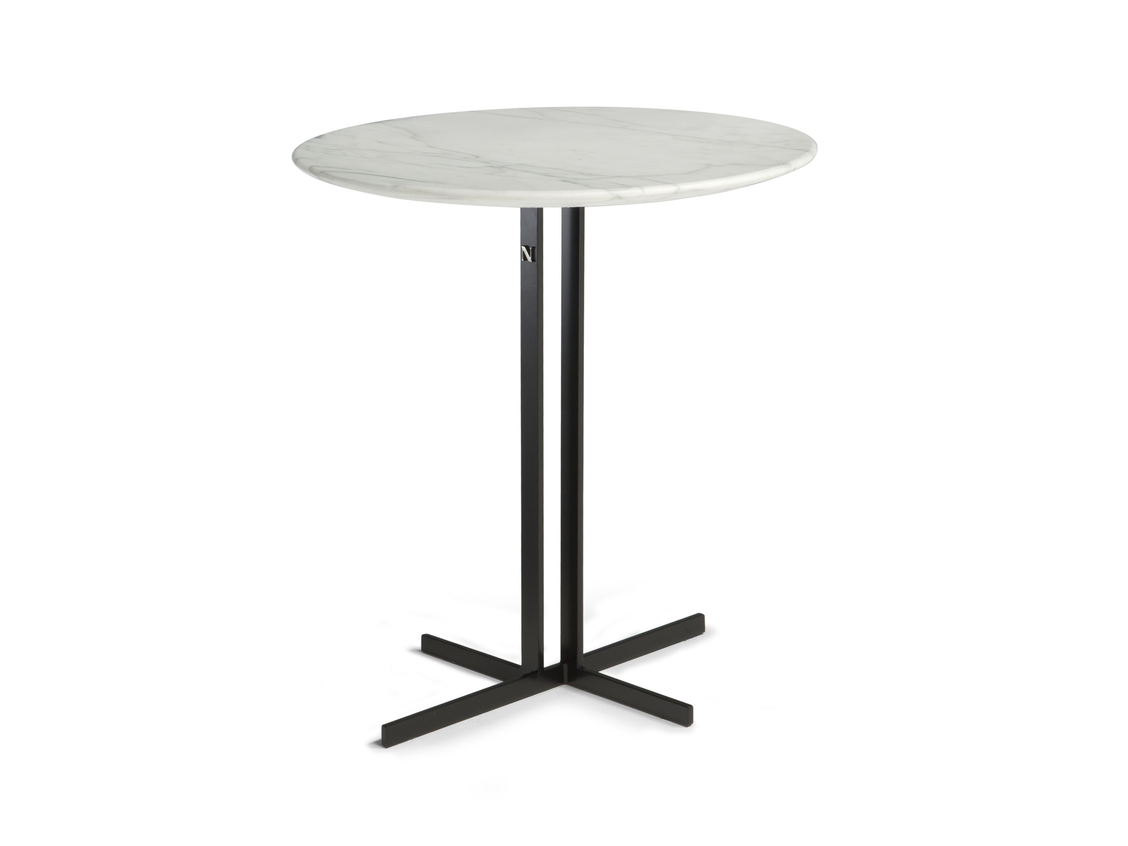 Круглый журнальный столик с мраморной столешницей для гостиной Natuzzi Italia ESTRO ARCH-00147894 - Вид №1