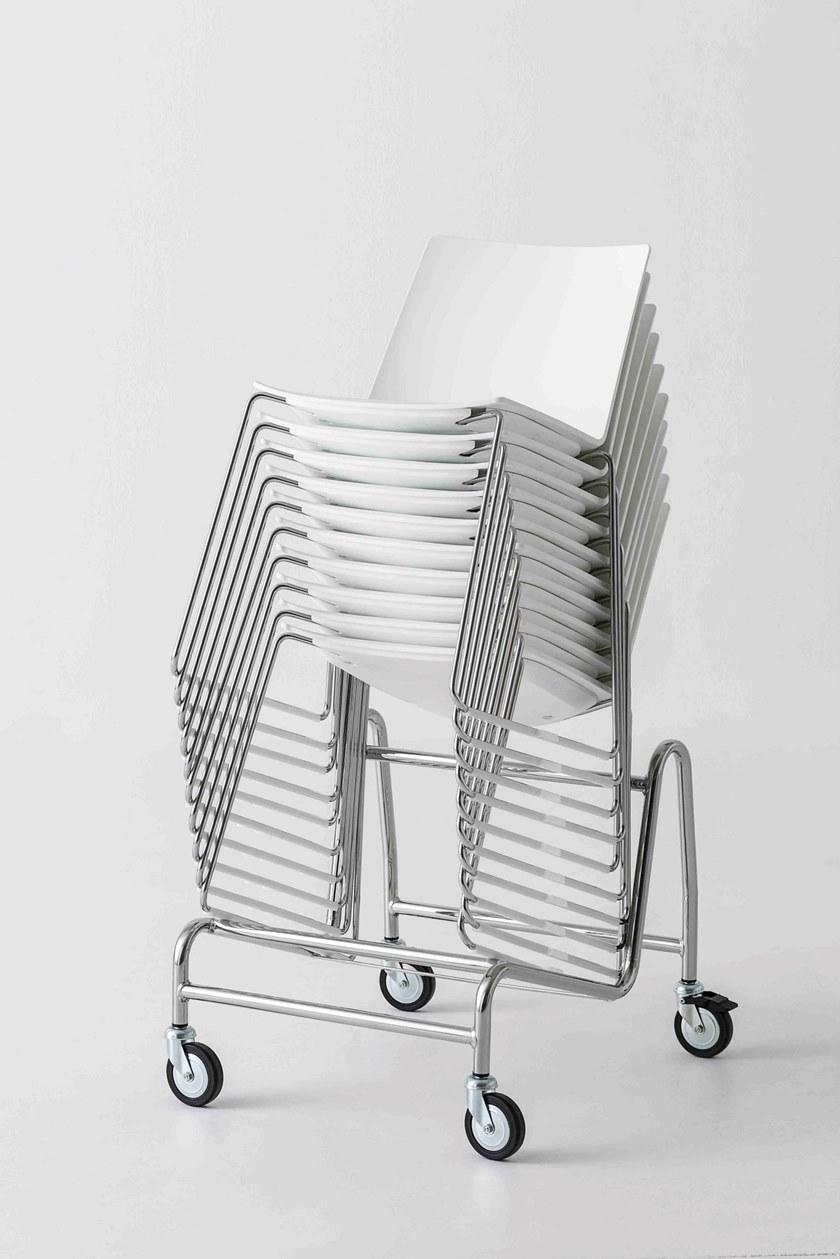 GABER Штабелируемый стул на салазках из технополимера Jubel sun-id-1398916 - Вид №9