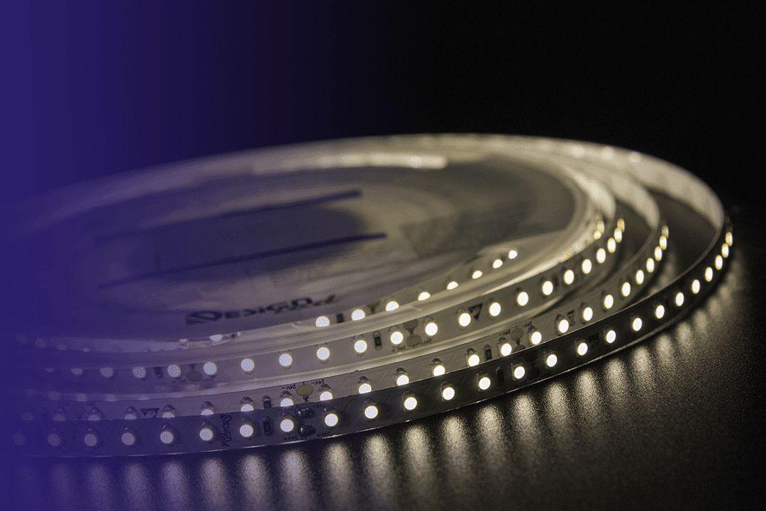 000153 Светодиодная влагозащищенная лента 9,6W/m 120LED/m 3528SMD теплый белый 5M DesignLed DSG3120