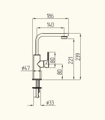 25417 Смеситель Migliore Tenesi  - Вид №1