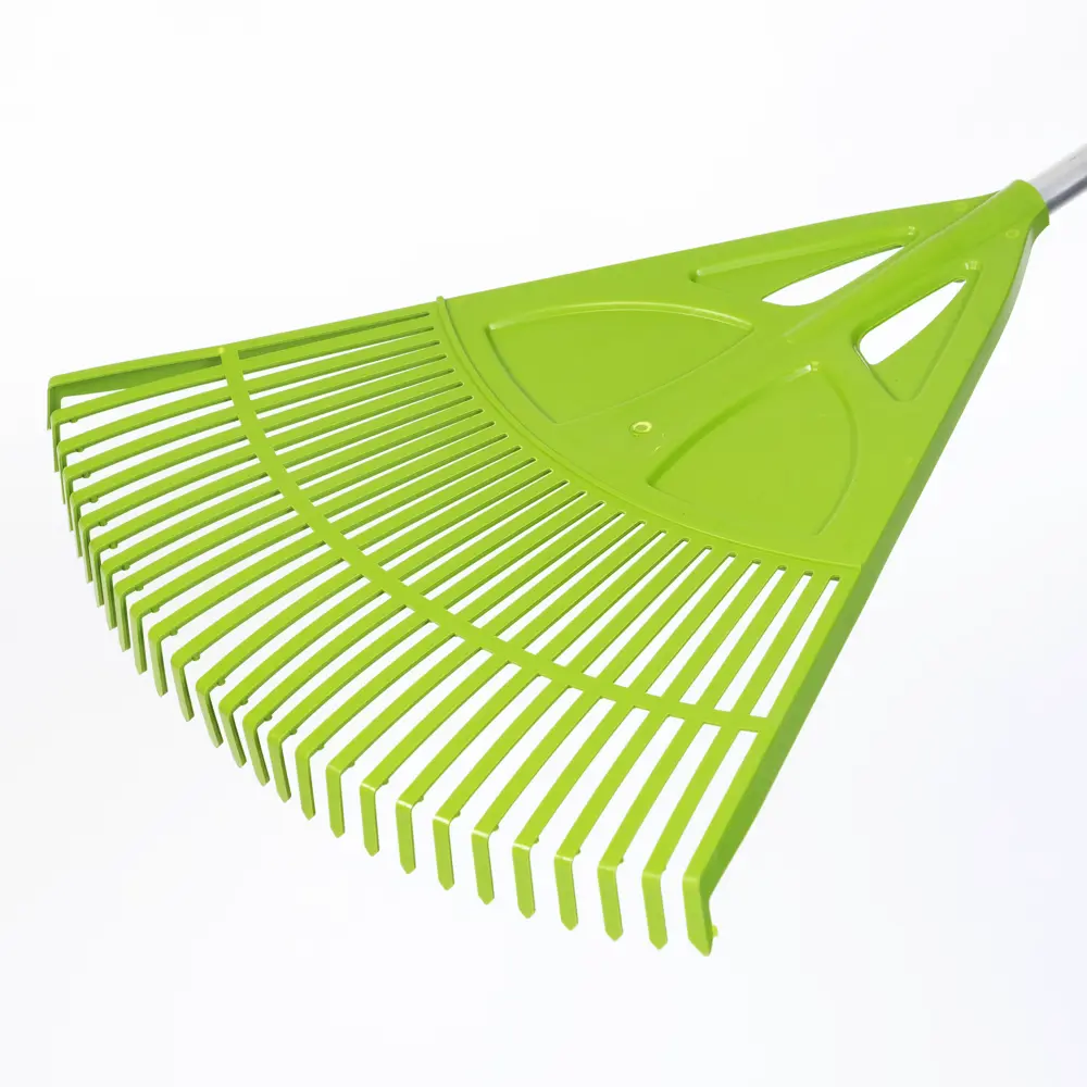 Грабли 27 зубьев 177 см пластик с алюминиевым черенком ПАВЛОВСКАЯ ЗАРЯ STLM-2198059 - Вид №2
