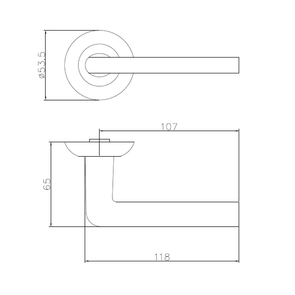 EDSON Дверная ручка 21-Z01 с эргономичным дизайном 84376156 STLM-0048838 - Вид №4