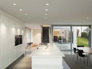 PANZERI Круглый встраиваемый светодиодный светильник из алюминия Joe