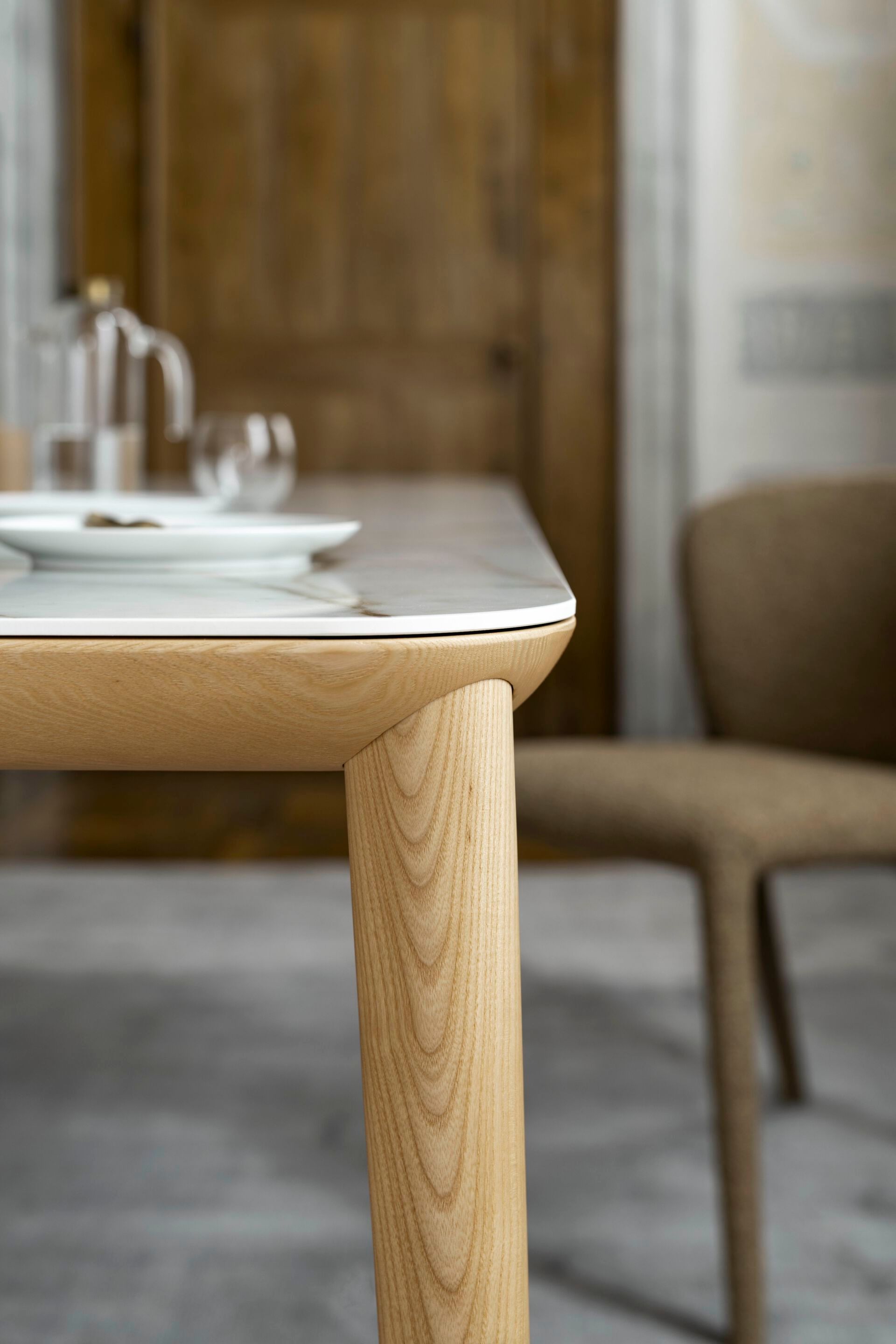 Деревянный прямоугольный стол с керамической столешницей Alf DaFrè ADAMO ARCH-00074634 - Вид №4