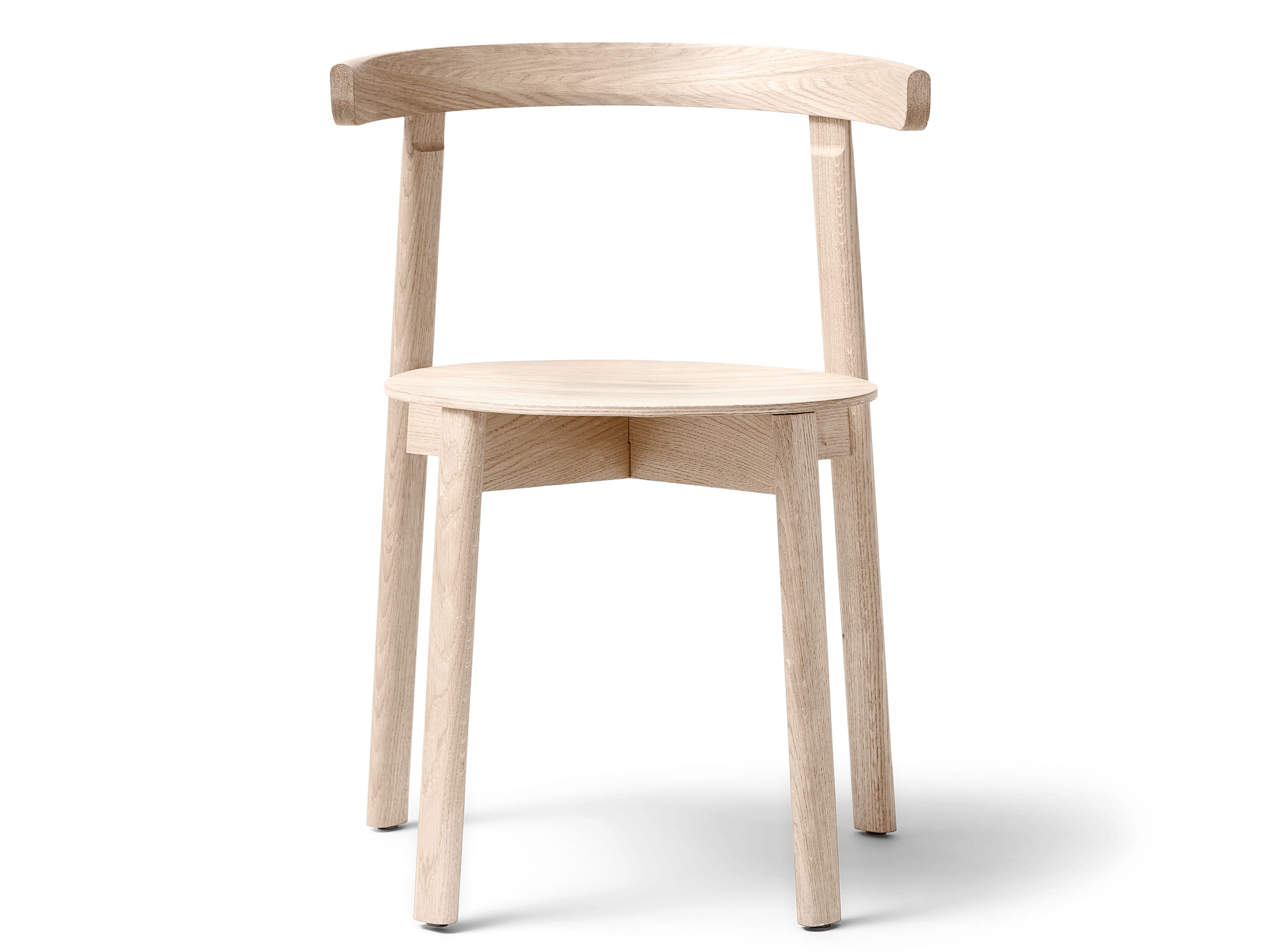Штабелируемый стул из дуба с открытой спинкой Form & Refine Lunar ARCH-00138732 - Вид №6