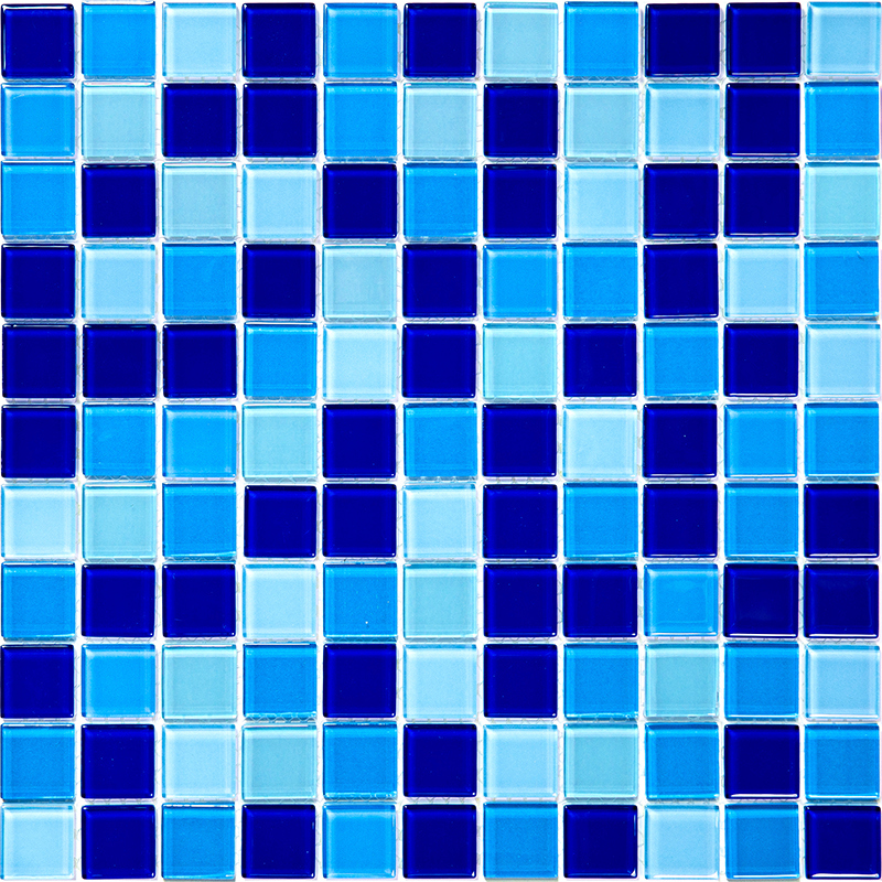 90210122 Мозаика CPM-219-2 стекло 30х30 см Color Palette STLM-0133622 NATURAL