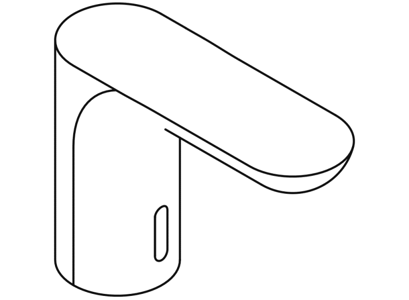 AQ1.12S20160 Сенсорный электронный кран HEWI System-Armaturen  - Вид №3