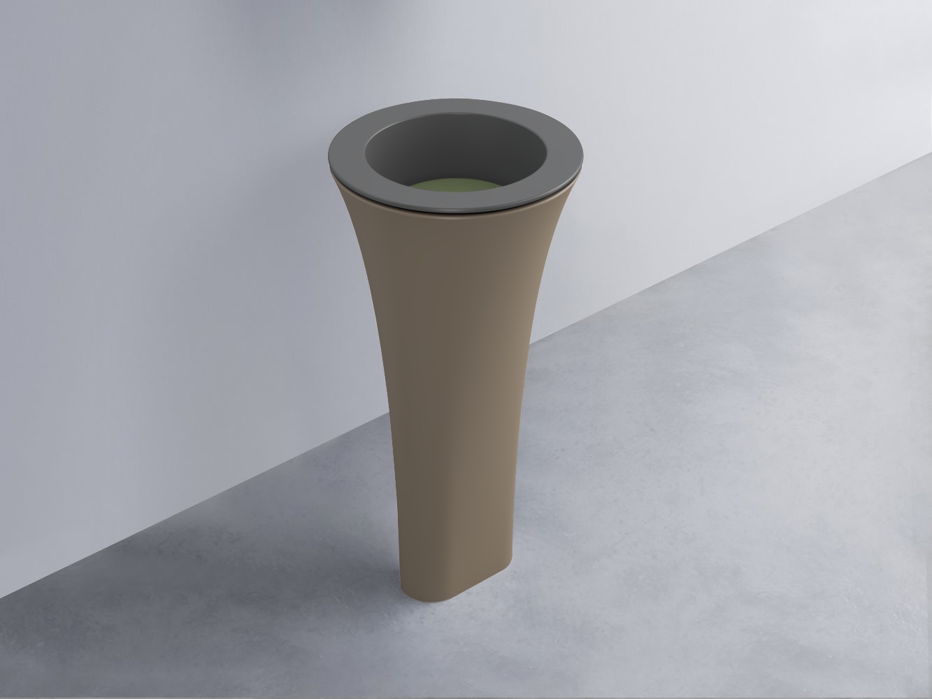 AMLA45-CM+AMPILT-AG+AMCOLT-AN Раковина Amedeo Tondo отдельностоящая cielo Enjoy + Amedeo Ceramica Cielo