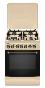 9008919 Комбинированная плита Kraft KF-FSK6406AEBGRI бежевый