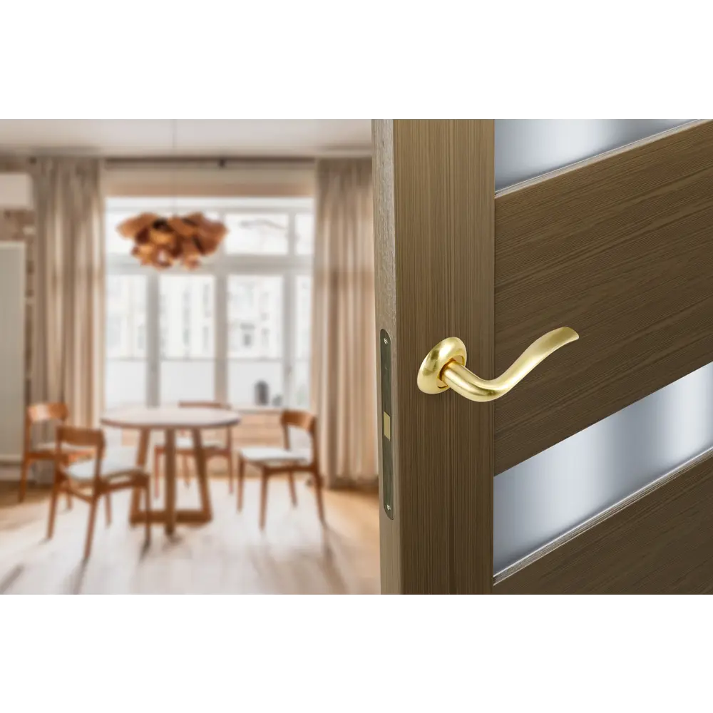 Дверные ручки EDSON EDS-65H-R1 в золотом исполнении 85170622 STLM-0059421 - Вид №9