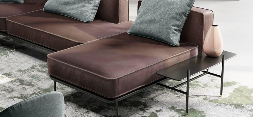 Natuzzi Модульный кожаный диван с шезлонгом sun-id-1461483 - Вид №2