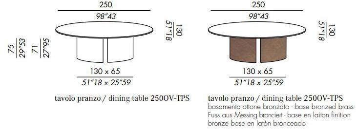 Meridiani Круглый стол Gong sun-id-1414570 - Вид №5