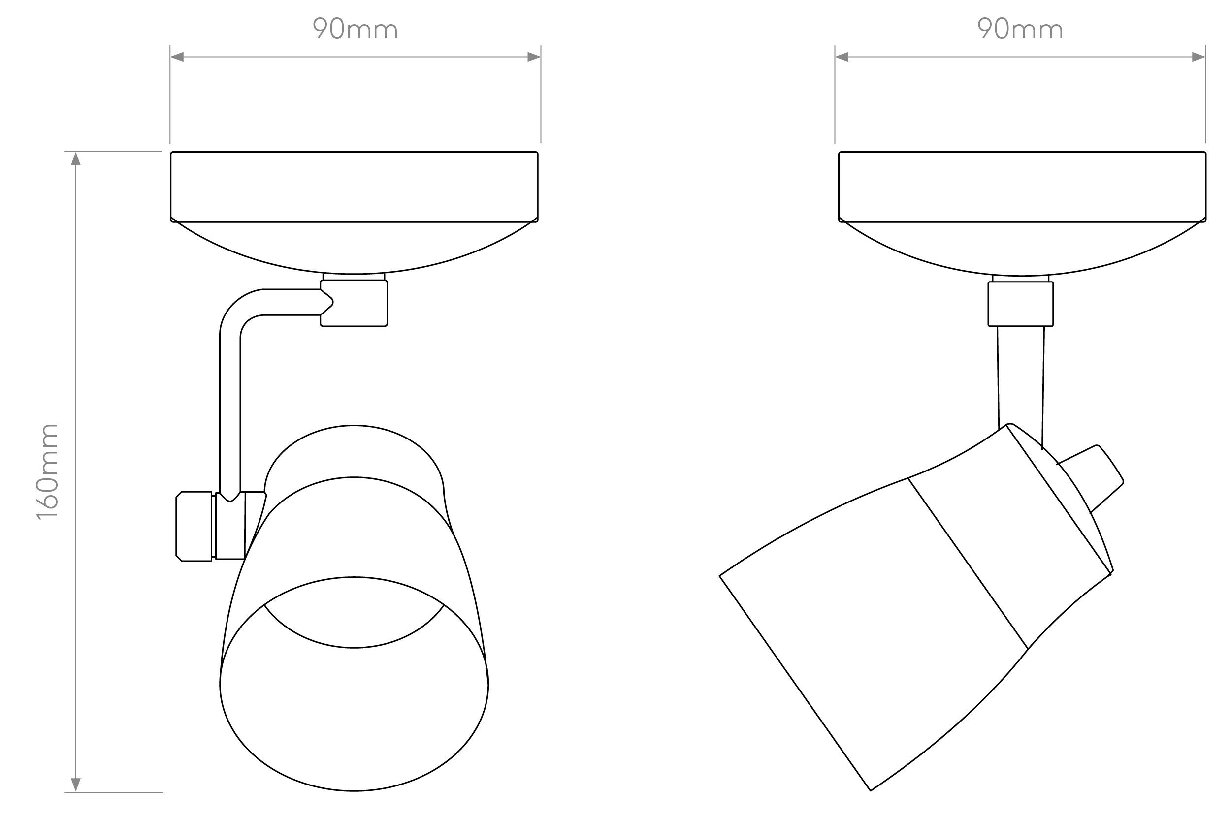Круглый регулируемый потолочный алюминиевый прожектор Astro Lighting JUNO SINGLE ARCH-00096676 - Вид №10