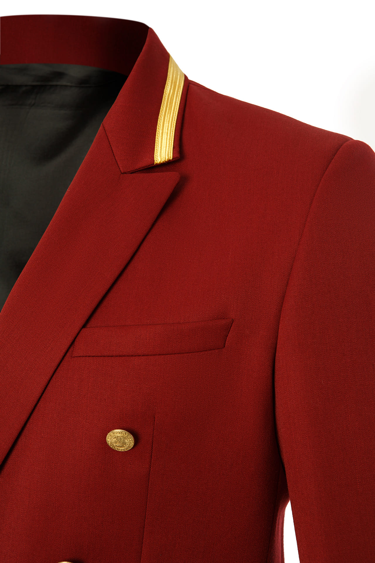 69785 Пиджак двубортный  Швейцар bordeaux El-Risto  Бренд "El-Risto" (Эль Ристо), каталог товаров размер 48/188  - Вид №2