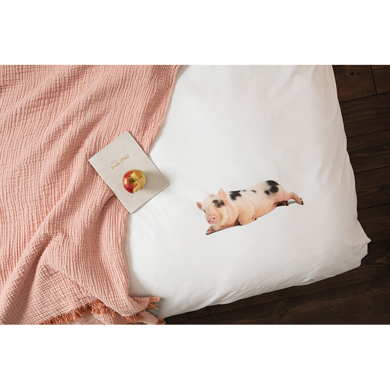 Комплект постельного белья  "Поросенок белый" 150х200 см SNURK MISSPEGGYWHITE150Х200CM - Вид №3