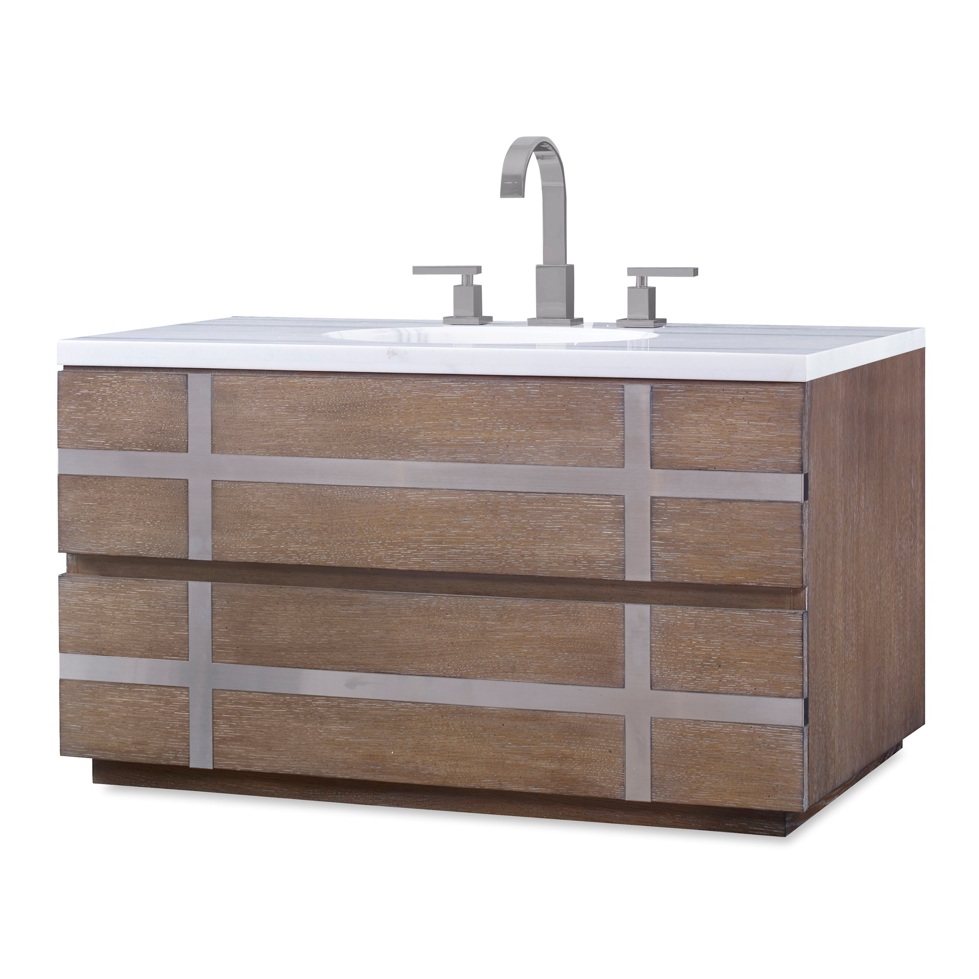 Тумбочка, большая (от 37 до 59,5) 07227-110-401 Thompson Wall Sink Chest - Octo Finish  Ambella  - Вид №1