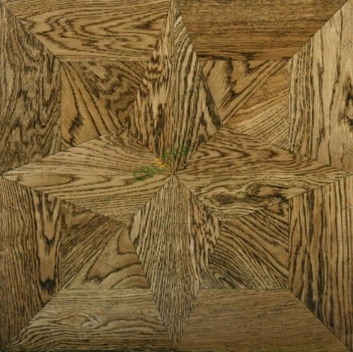 Модульный паркет Светла Инженерный модульный паркет Звезда Dream Castle Модель 74 Антик Лак Дуб Селект (Гладкая) 418х418 мм 26006000301