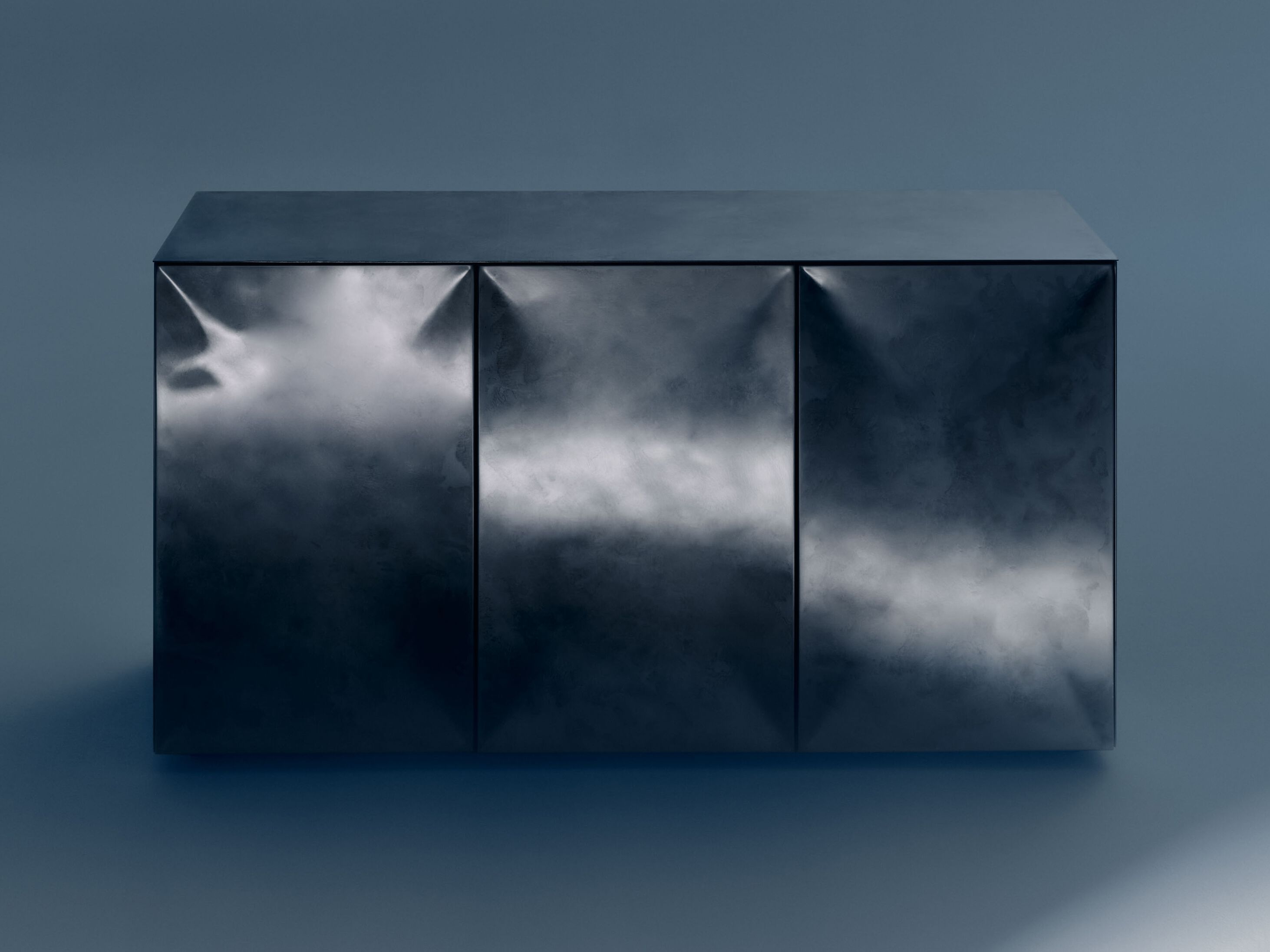 Шкаф из нержавеющей стали с распашными дверями DE CASTELLI Iridium Edition ARCH-00032150