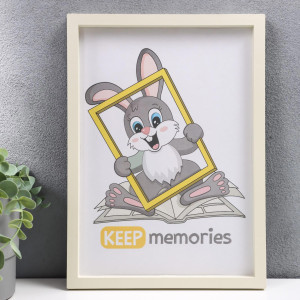 90335282 Рамка 3935921, 21х30 см, пластик, цвет бежевый Keep memories STLM-0189526 KEEP MEMORIES