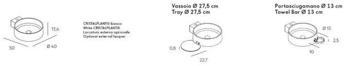 Подвесная раковина настенная овальная Lago  белая sun-id-1391710 - Вид №5