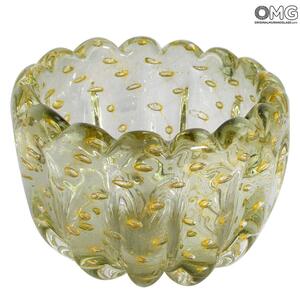 4833 ORIGINALMURANOGLASS Ваза Провенца - соммерсо - муранское стекло OMG 12 см