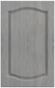 Фасады для кухни Классика Фрезеровка «Классика двойная» Джессато серый №285