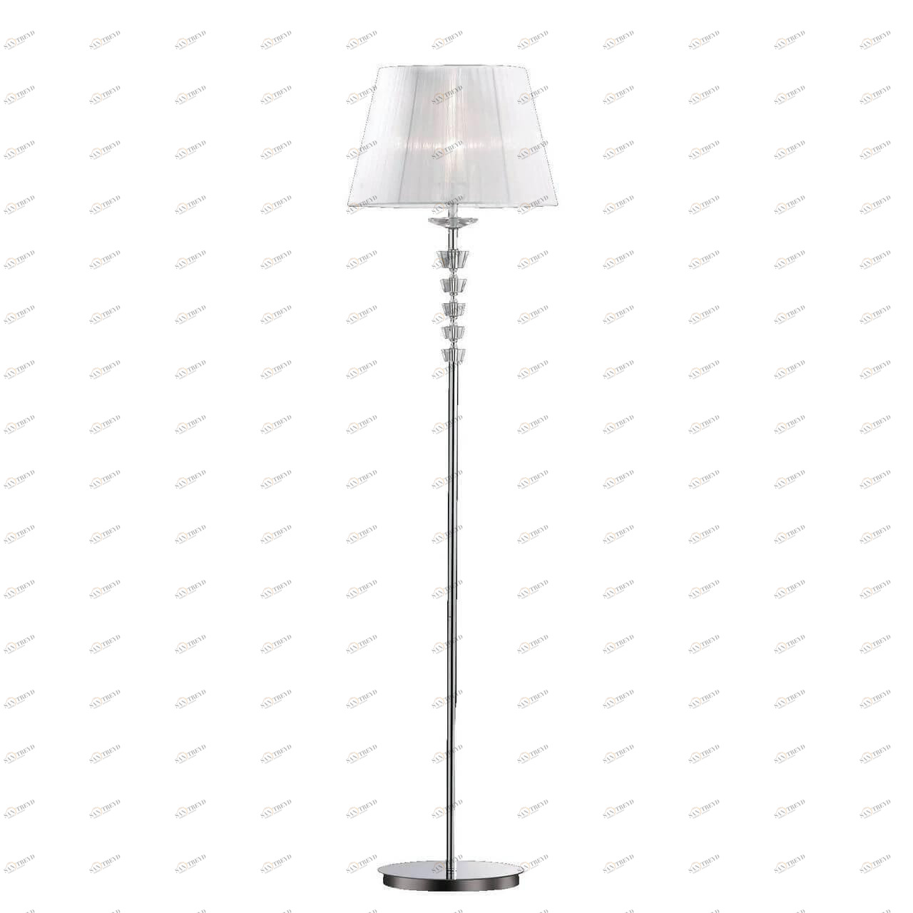 Торшер с абажуром 165х40 см белый Pegaso Bianco Pegaso PT1 IDEAL LUX PEGASO 00-3889418 Белый