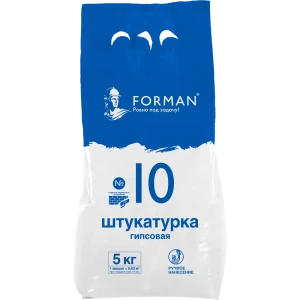 Штукатурка гипсовая Forman №10 5 кг