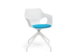 Стул на насесте с подлокотниками