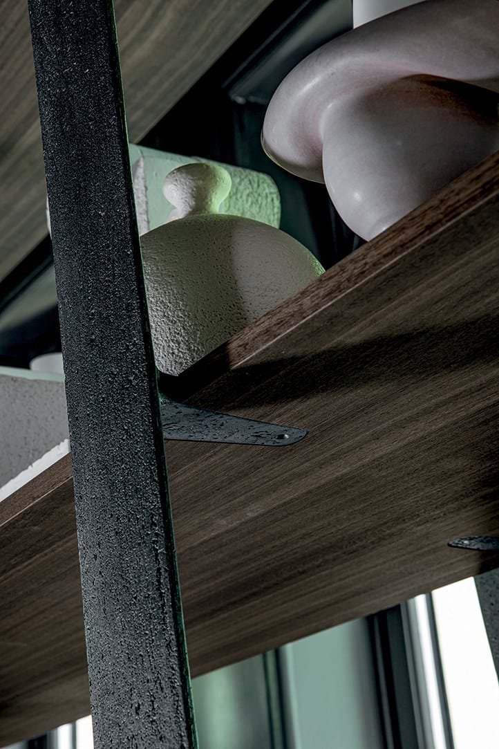 Оловянный книжный шкаф с деревянными полками Henge WEB ARCH-00083182 - Вид №18