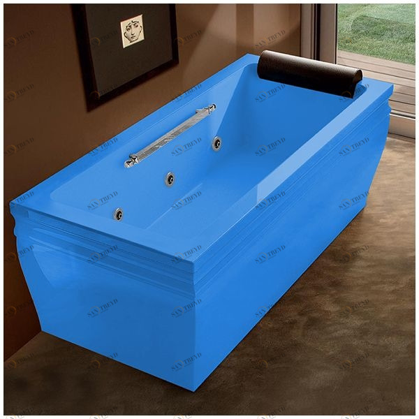 Ванна с гидромассажем голубая Gruppo Treesse Blanque 1880 DXSTXV168BG