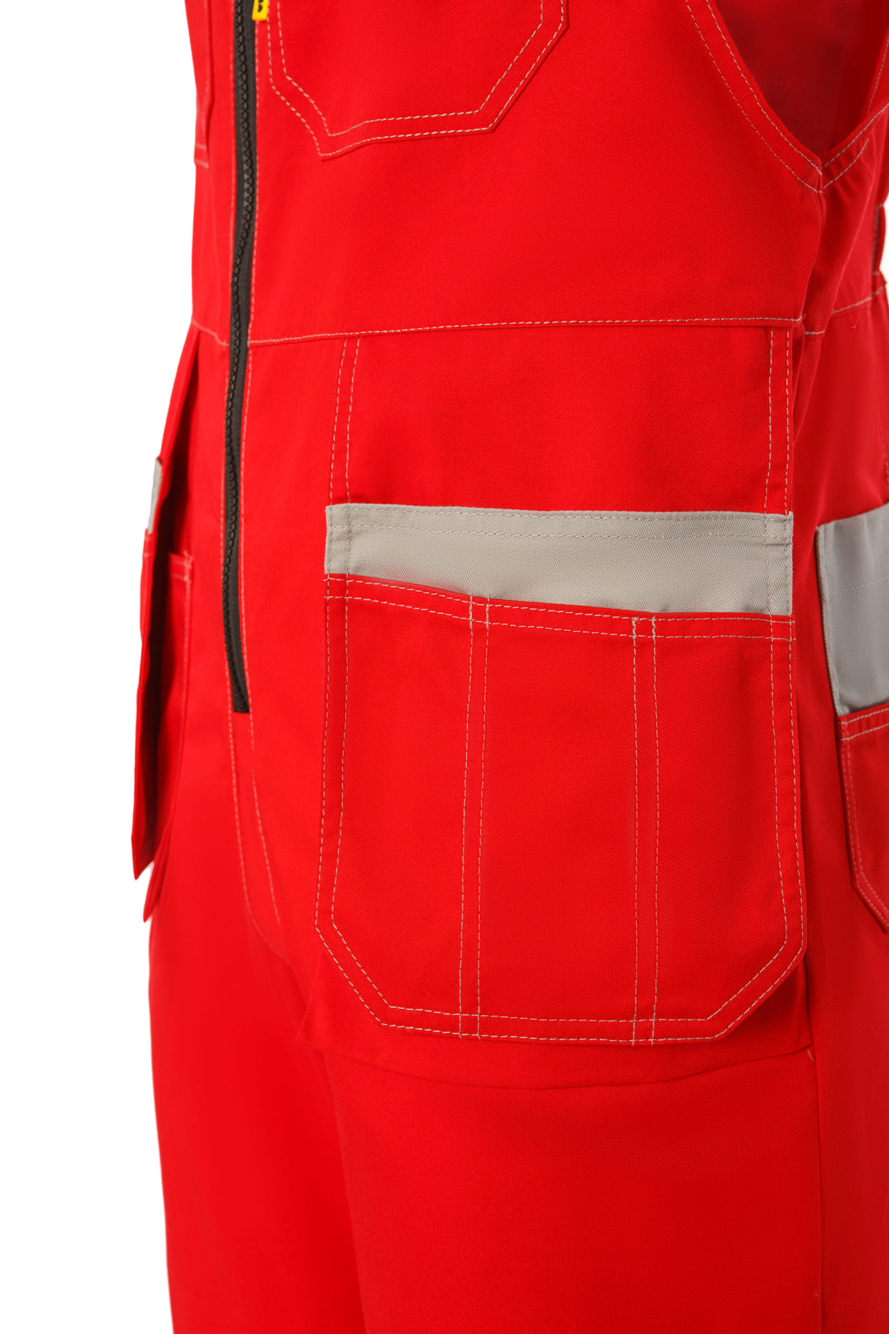 64646 Костюм  NEW 2 красный с серым STATUS  Летняя спецодежда  размер 60-62/170-176  - Вид №8