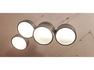 Металлический подвесной светильник