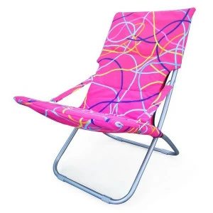 Кресло складное "Белла-3" Pink AFINA  130482 Розовый
