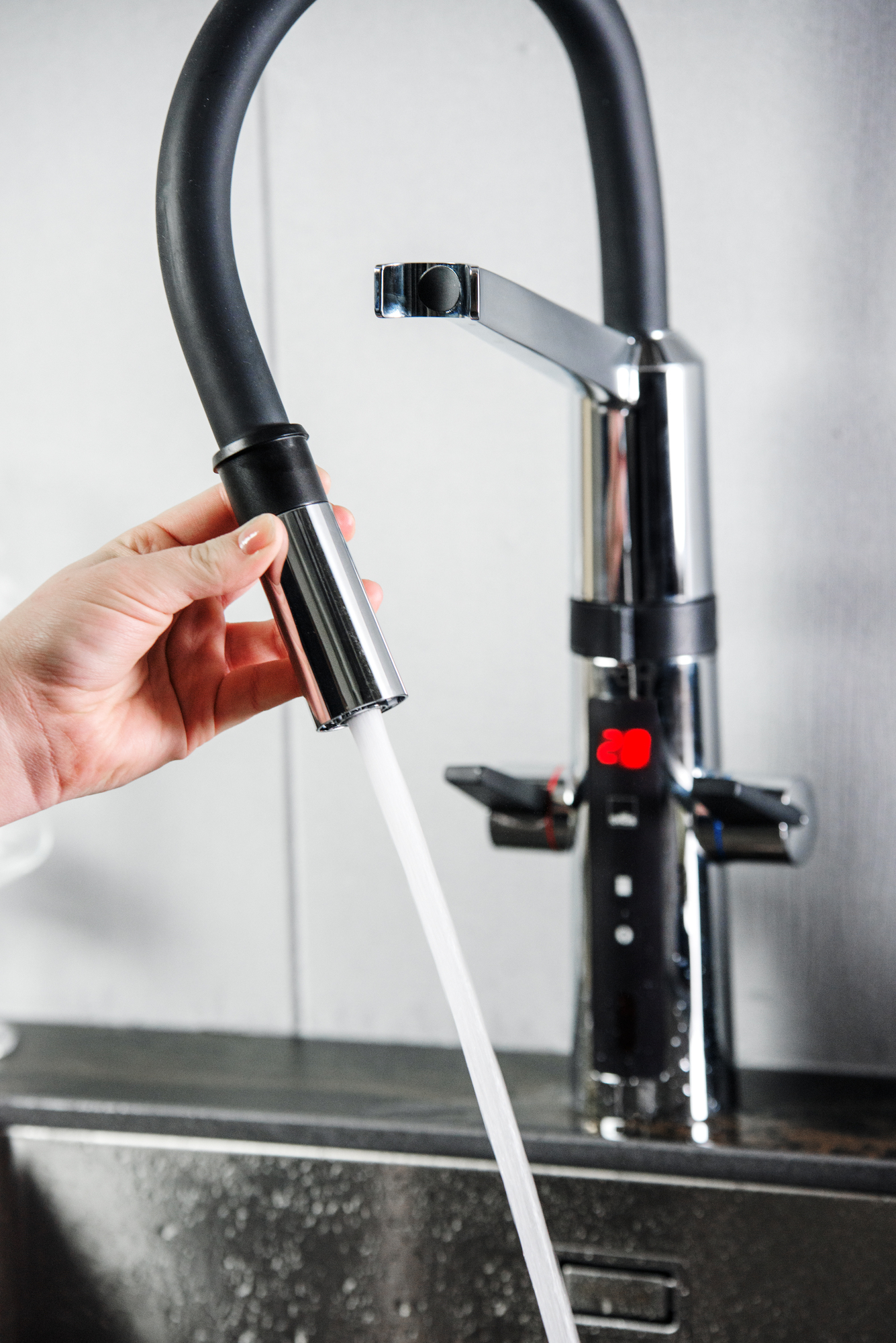 Oras 2729F Смеситель для кухни с клапаном, 230/5 V 2729F Optima Хром  - Вид №5