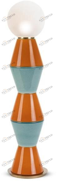 MARIONI Керамическая светодиодная настольная лампа Palm 02966g