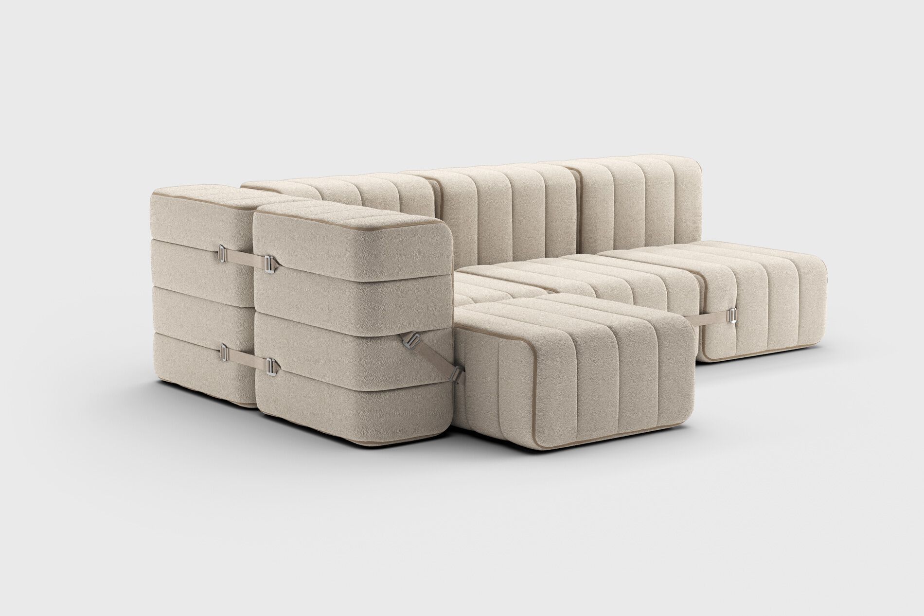 Модульный угловой диван из ткани AMBIVALENZ Curt ARCH-00061719 - Вид №1