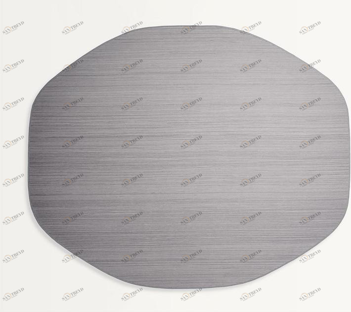 Paola Lenti Однотонный коврик из шерсти Natural Tall12