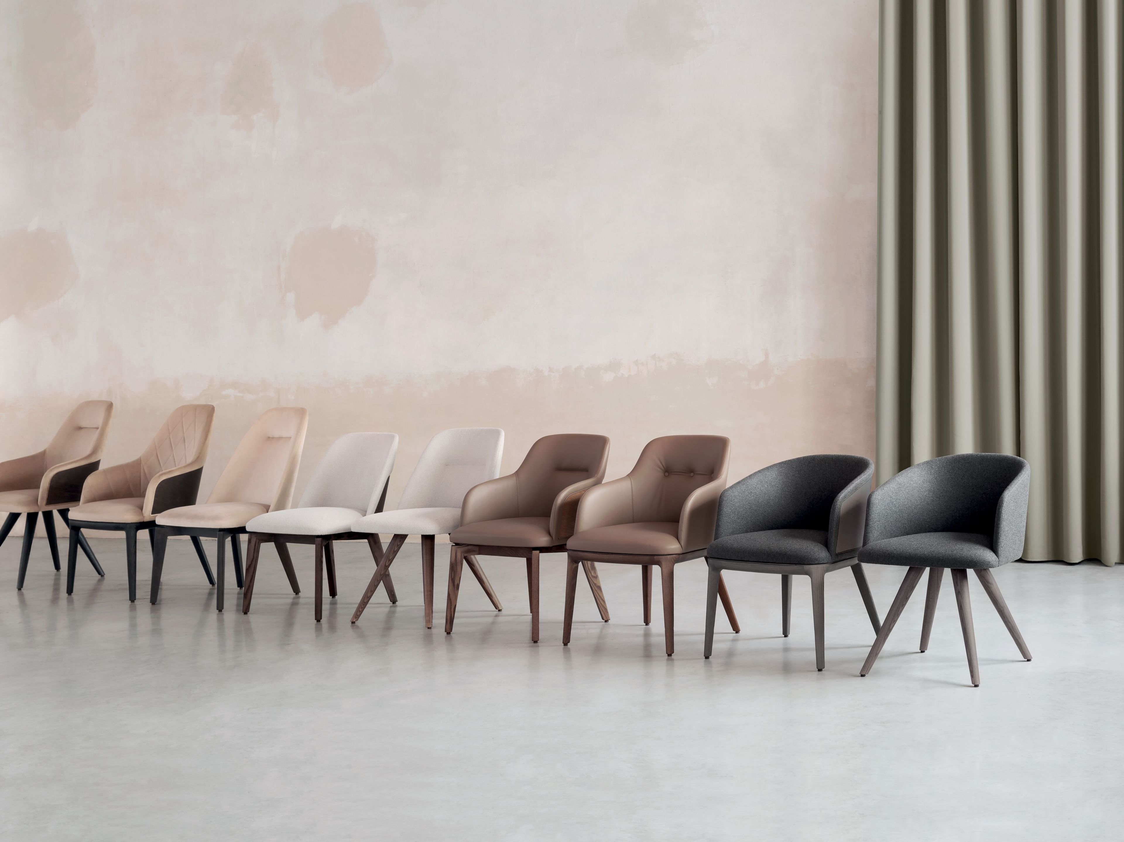 5-спицевое мягкое кресло с колесами Riccardo Rivoli Niù ARCH-00148799 - Вид №3