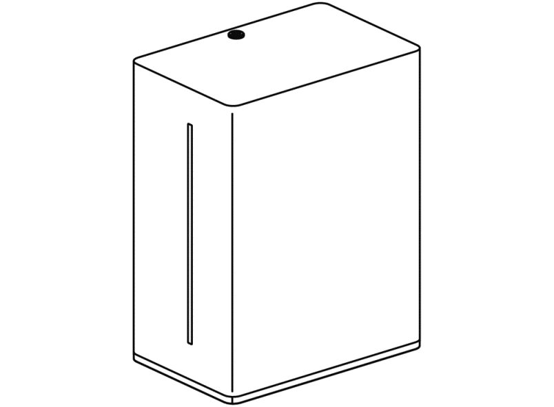 950.06.555 Сенсорный электронный диспенсер для бумажных рулонов HEWI Universalprodukte  - Вид №4