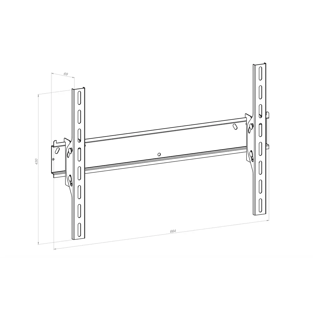 LEXMAN Наклонный кронштейн для телевизора 37-70 дюймов 87614010 STLM-1572043 - Вид №2