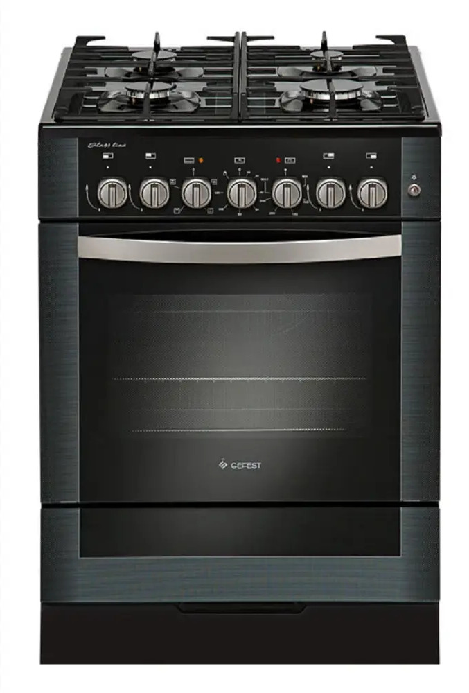 91753530 Газовая плита с духовкой Gefest ПГЭ 6502-02 0044 60x85x60 см цвет черный STLM-0881520