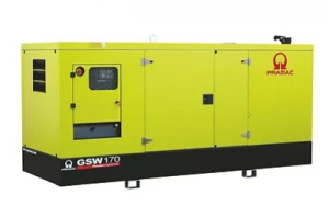 Дизельный генератор Pramac GSW170I в кожухе