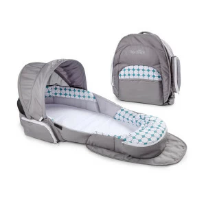 Складная кроватка Traveler BL серая BABY DELIGHT  322589 Серый