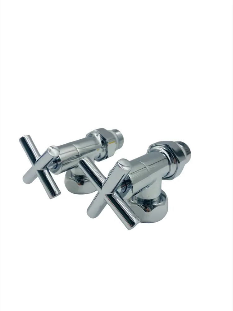 91029393 Кран угловой для полотенцесушителя Vieir VR2045C 3/4"x1" наружная-внутренняя резьба хром STLM-0942142