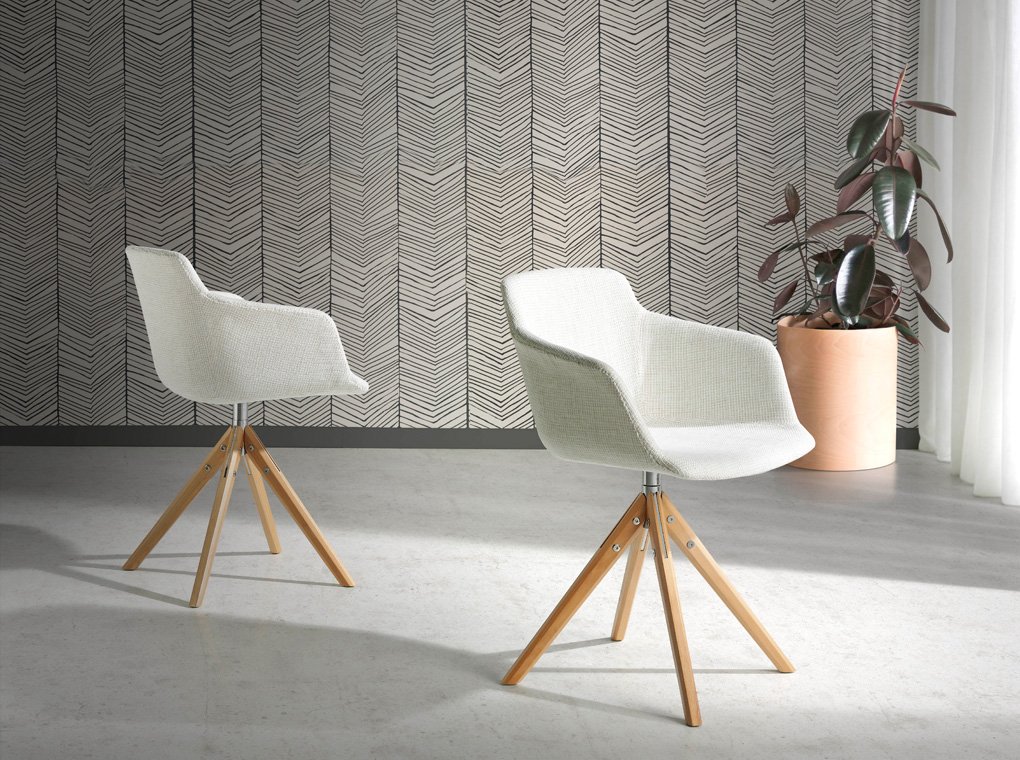 Кресло поворотное DC-S084A от Angel Cerda ANGEL CERDA ДИЗАЙНЕРСКИЕ 321431 Белый  - Вид №4