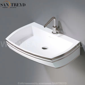 L283.467P Подвесная раковина настенная овальная A. e T. Italia SQUARE белая