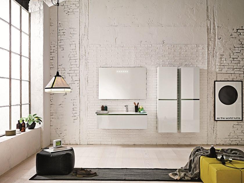 ARTELINEA Модульная тумба под умывальник из хрусталя с ящиками Domino sun-id-1357907 - Вид №1