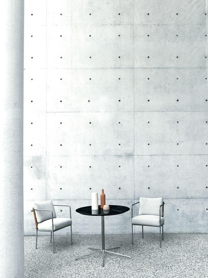 Living Divani Стул из стали с подлокотниками Café CAFÈ sun-id-1357622 - Вид №1